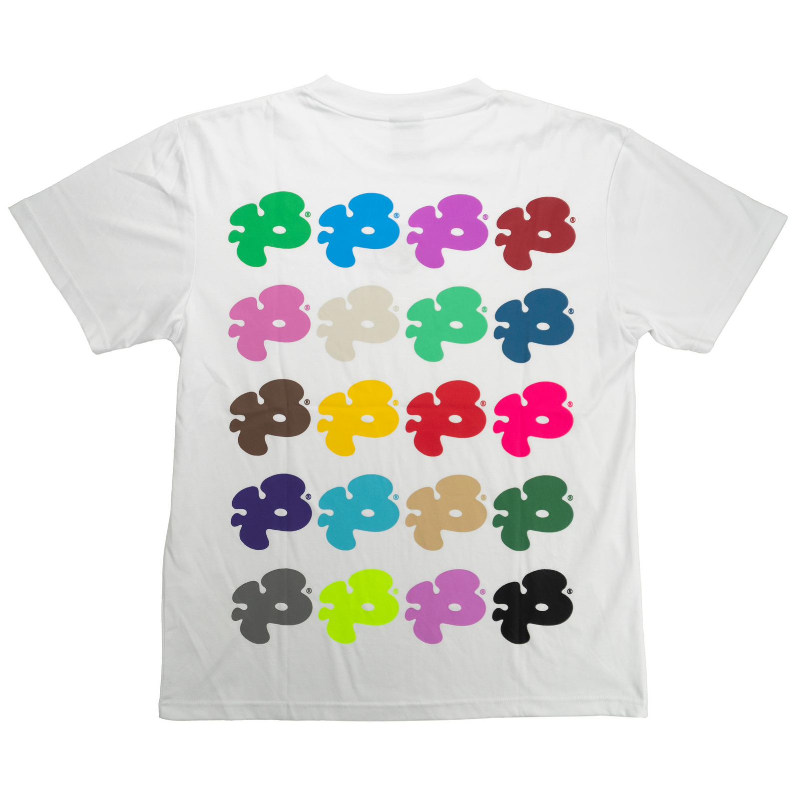 MULTICOLOR LOGO T-SHIRT (WHITE)