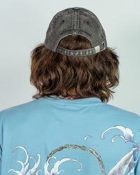 LOGO CAP (GREY DENIM)