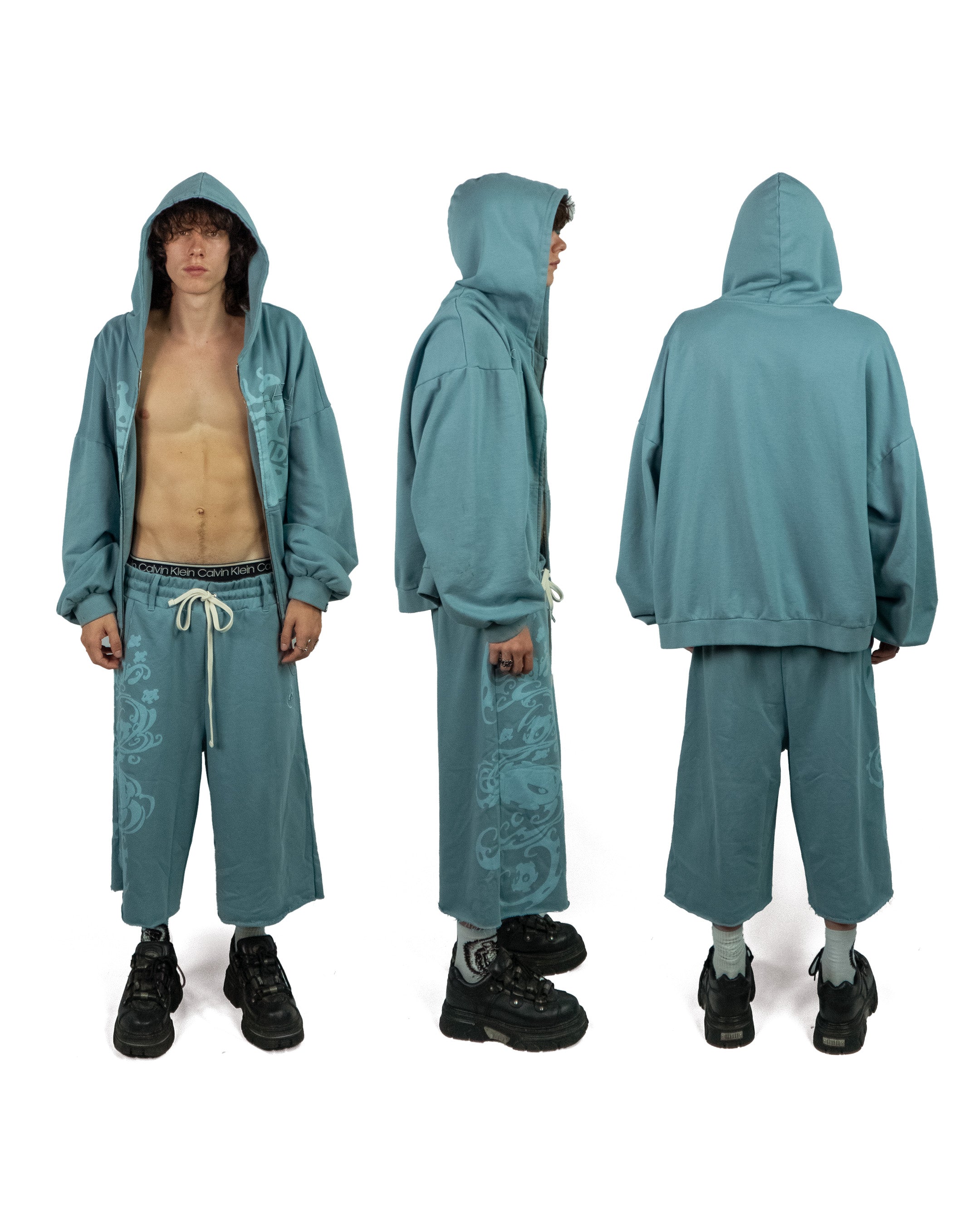 GERMSTORM SWEATSHORTS (BLUE)