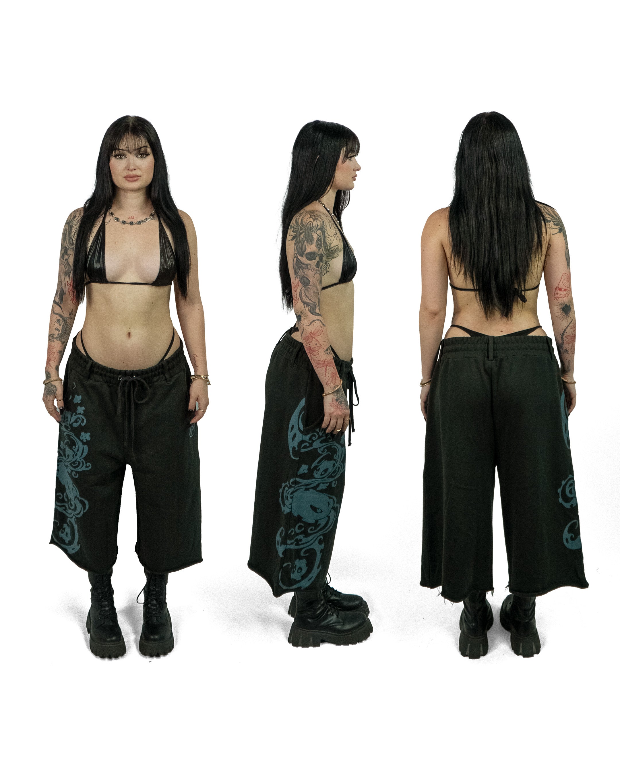 GERMSTORM SWEATSHORTS (BLACK)