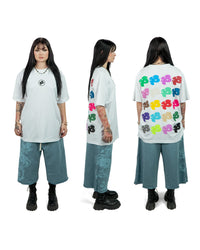 MULTICOLOR LOGO T-SHIRT (WHITE)