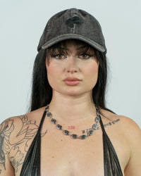 LOGO CAP (GREY DENIM)