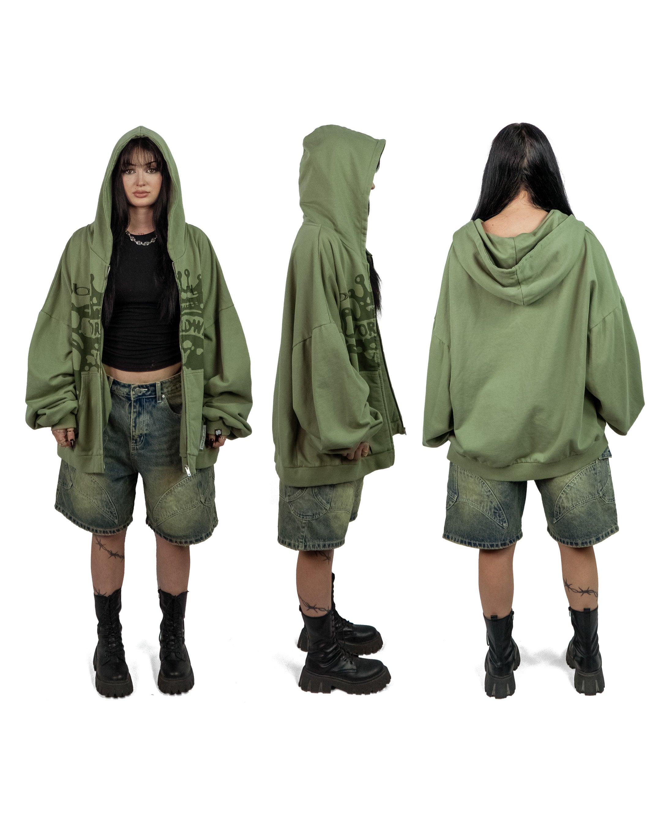 PANDEMIC ZIP-UP (GREEN)
