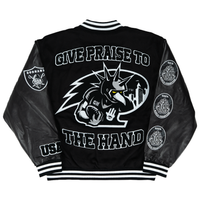 GHU CHAMPION'S FULL-GRAIN VARSITY JACKET