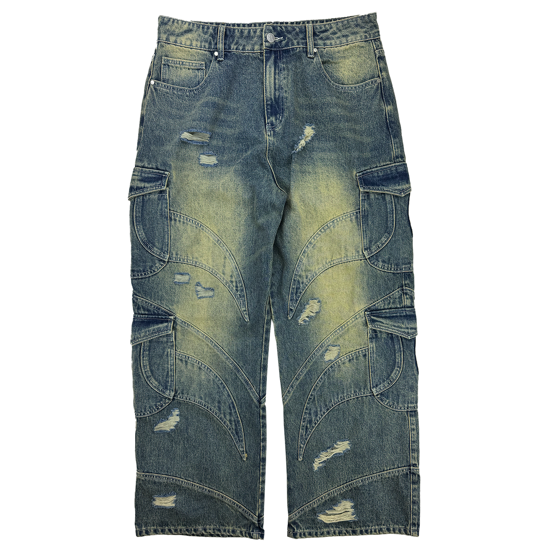 Plague-Cut Jeans (Grimy)