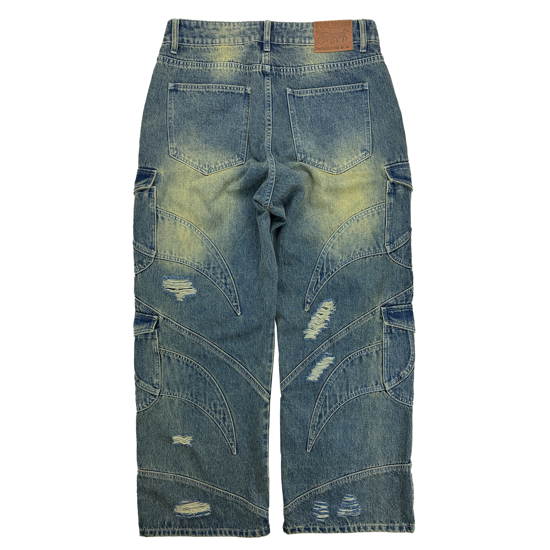Plague-Cut Jeans (Grimy)