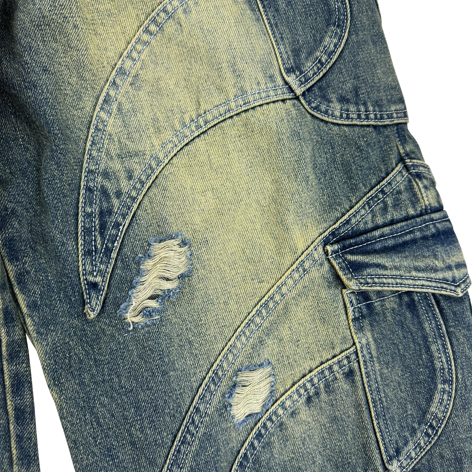 Plague-Cut Jeans (Grimy)