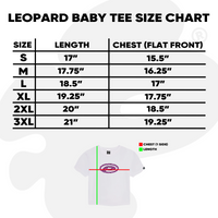 Leopard Baby Tee (White)