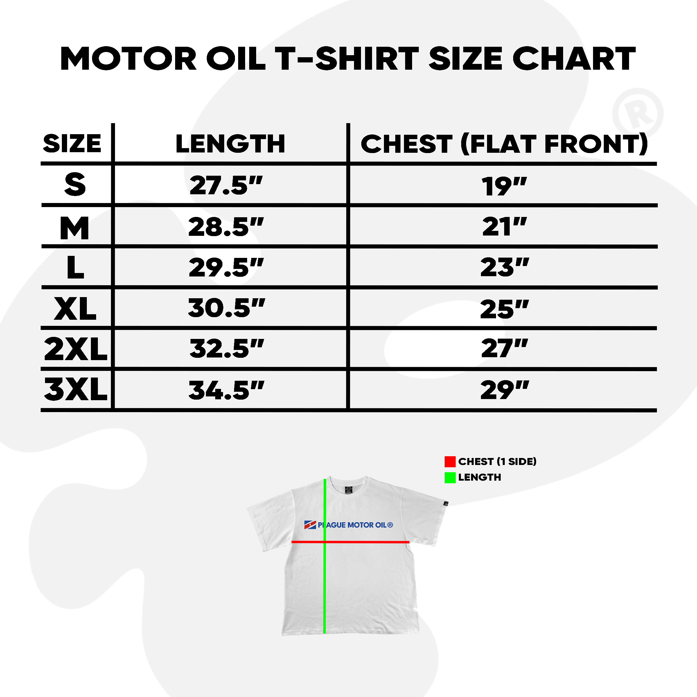 Motor Oil T-Shirt (White)