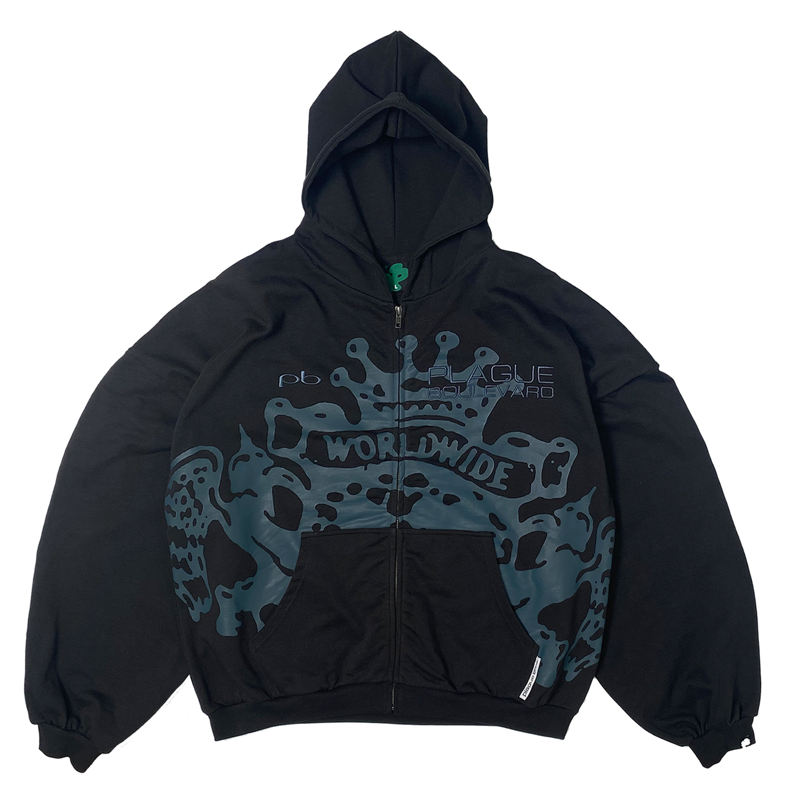 PANDEMIC ZIP-UP (BLACK)