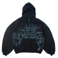 PANDEMIC ZIP-UP (BLACK)