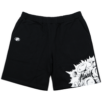 BURST SWEATSHORTS (BLACK)