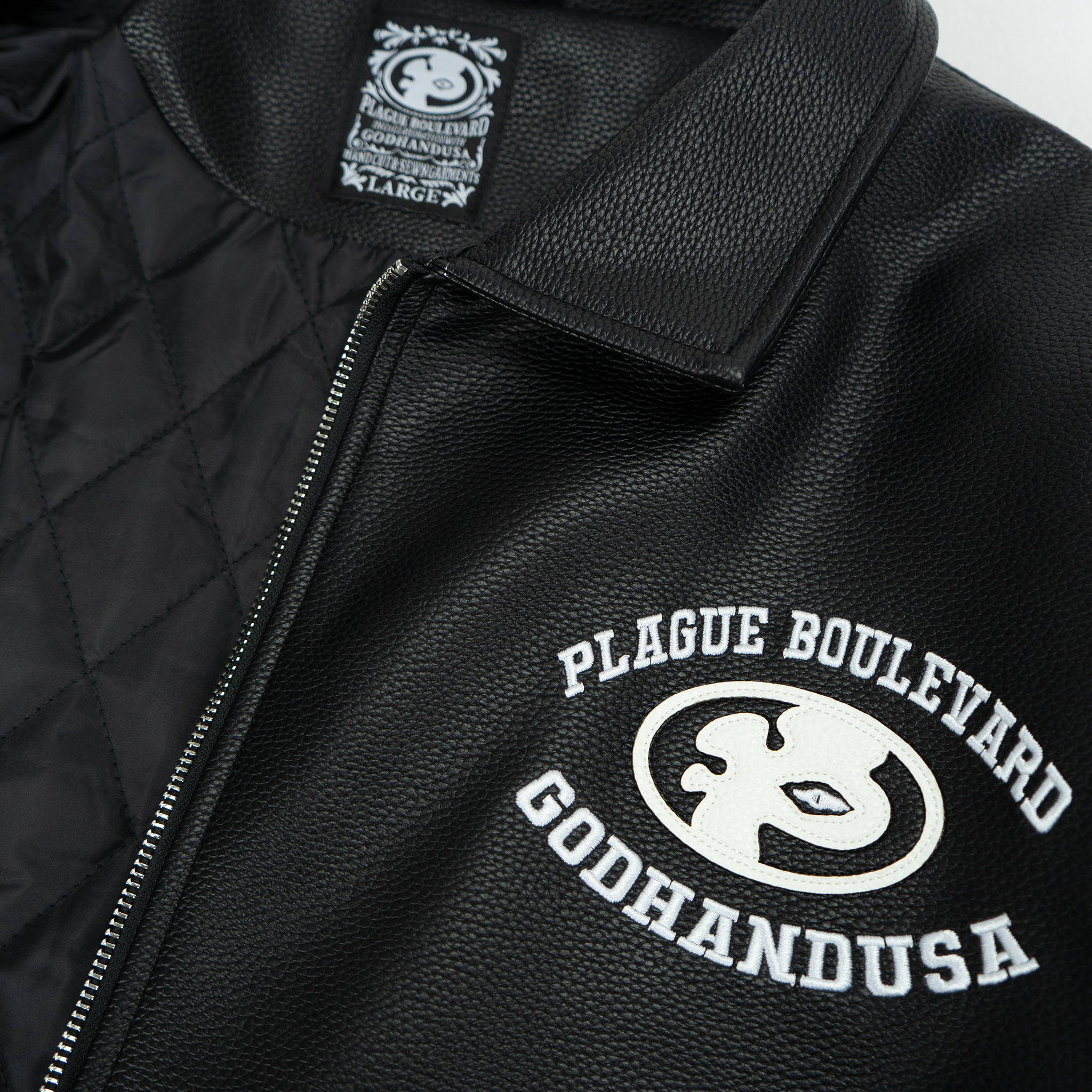 HAND OF GOD LEATHER JACKET
