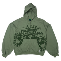 PANDEMIC ZIP-UP (GREEN)