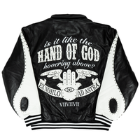 HAND OF GOD FULL-GRAIN LEATHER JACKET