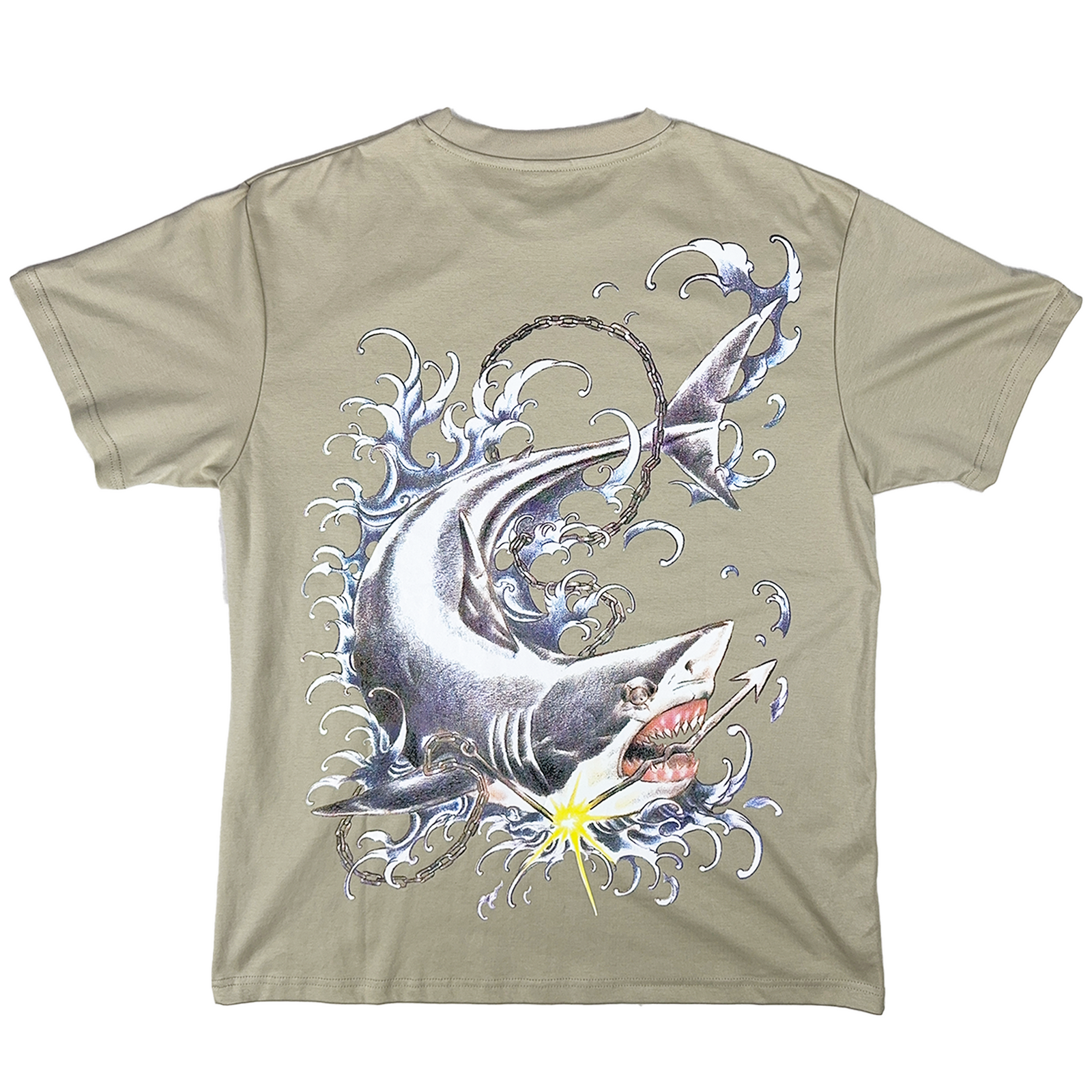 SHARK ATTACK T-SHIRT (SAND)
