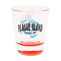 PLAGUE ISLAND SHOT GLASS